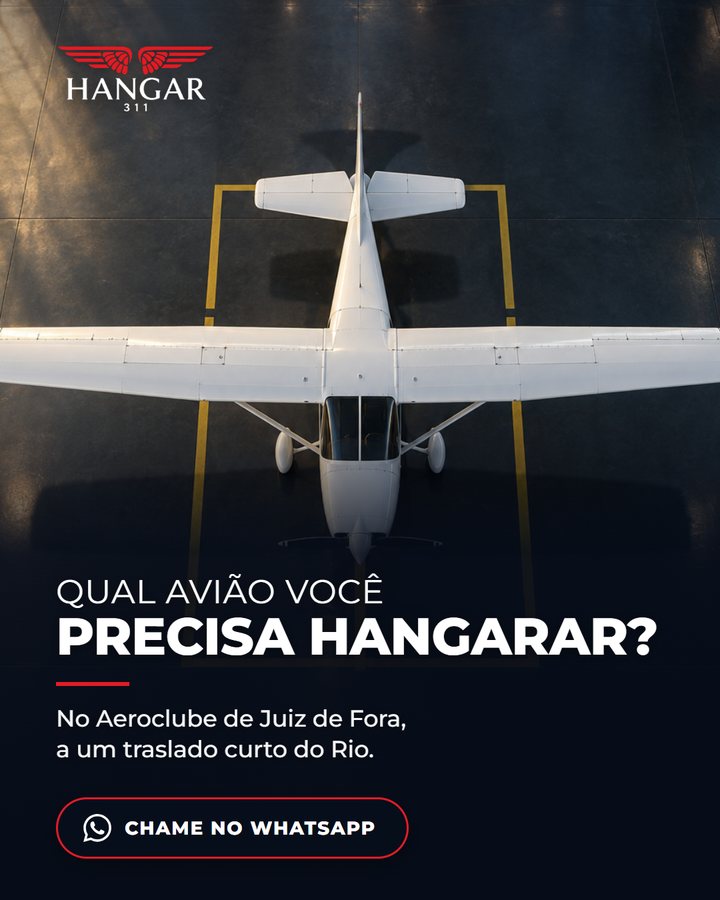 Qual avião você precisa hangarar?