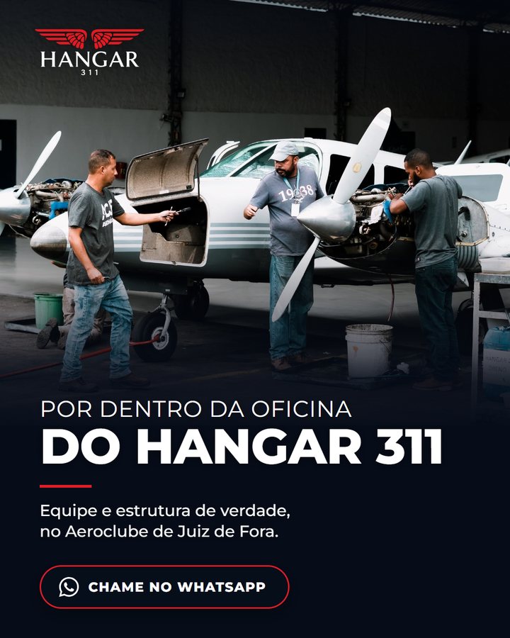 Por dentro da oficina do Hangar 311
