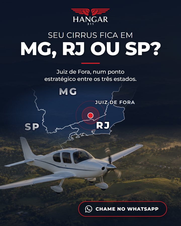 Seu Cirrus fica em MG, RJ ou SP?